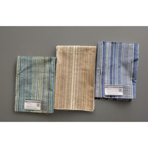3 Kravet Couture Velvet Stripes Blue Green Beige Upholstery Samples 24.5"x27"